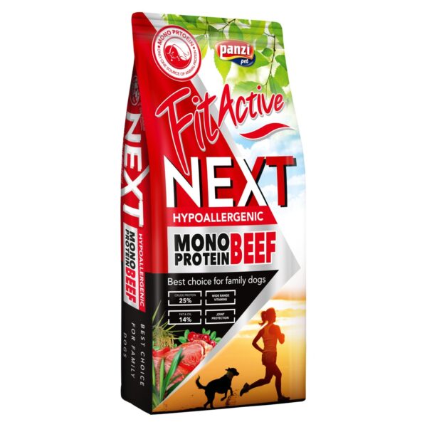 FitActiveNEXT Hypoallergenic MONO BEEF with cranberries kutyatáp 15kg FitActiveNEXT Hypoallergenic MONO BEEF with cranberries kutyatáp 15kg