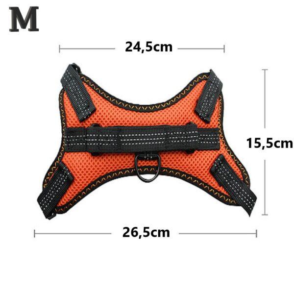 014d8a89c323a676ff5b2196b01c491 Nunbell Vest Harness Air típusú hám kisállatoknak-M - Kék