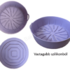 Forrólevegős sütőhöz szilikon forma vastagabb-24 cm