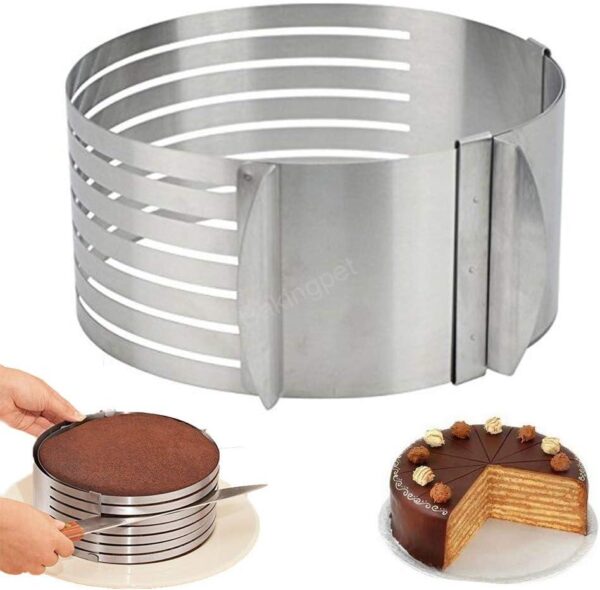 Állítható torta és piskóta szeletelő