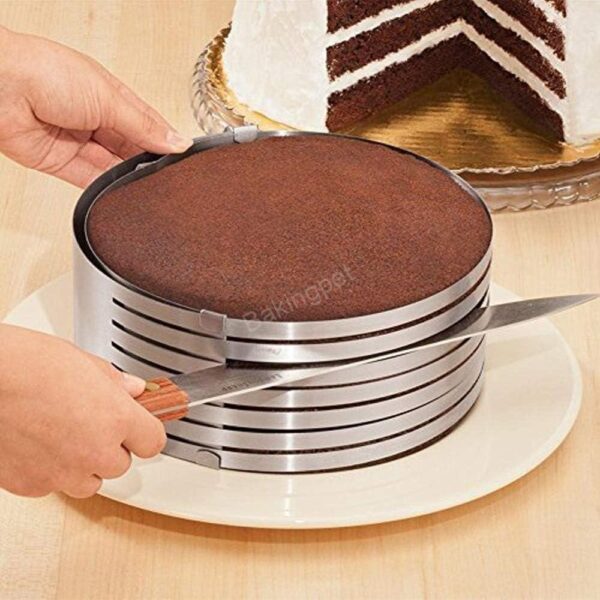 Állítható torta és piskóta szeletelő