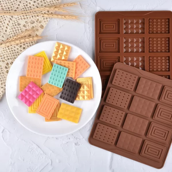 Szilikon mini táblás csokoládé forma-spirál