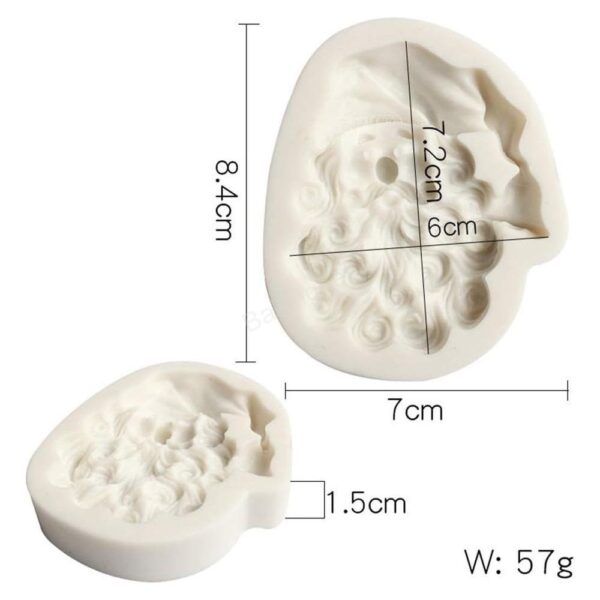 2023111521243475 Szilikon fondant és marcipán mintázó-mikulás 7x8,4cm