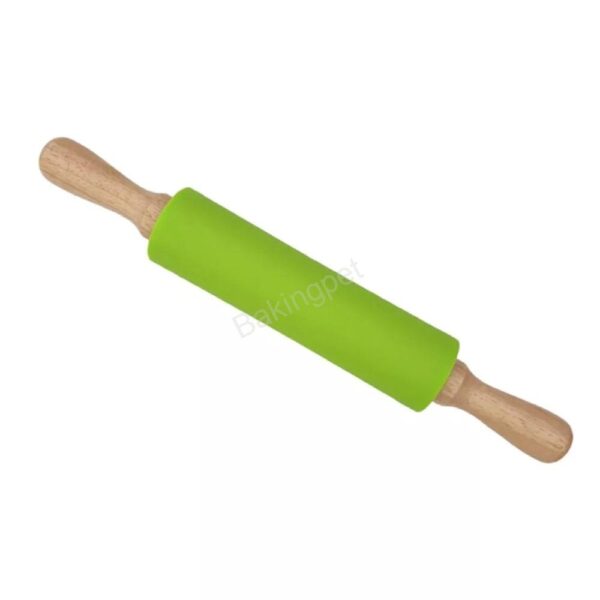 Szilikon nyújtófa, sodrofa fanyéllel 42 cm Szilikon nyújtófa, sodrofa fanyéllel 42 cm