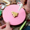 Kicsi forgatható tortaállvány-rózsaszín
