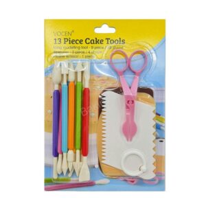 Fondant mintázó, formázó készlet tollak- 9darab
