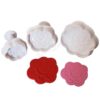 3 darabos rugós fondant kiszúró forma-Rózsa