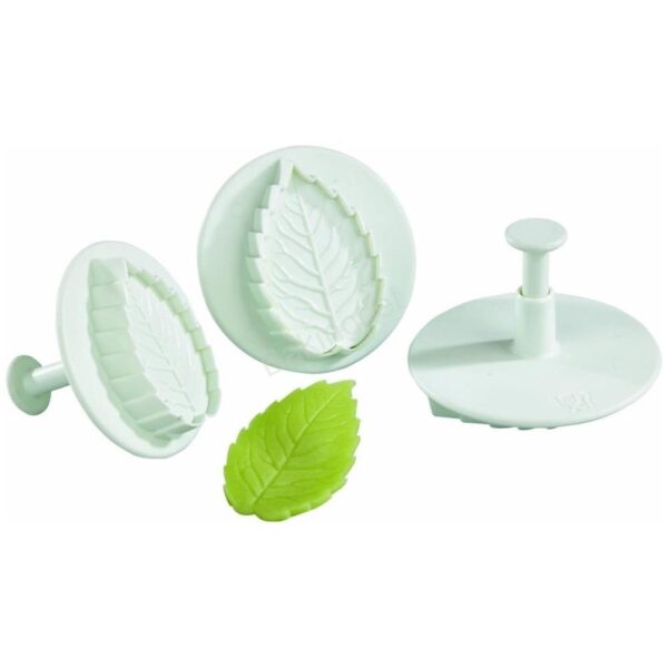 2023120621565728 3 darabos rugós fondant kiszúró forma-Levél