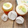 3 darabos rugós fondant kiszúró forma-Levél