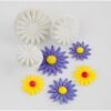3 darabos rugós fondant kiszúró-margaréta