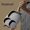 Tapadásmentes serpenyő-multifunkciónális 3 részes