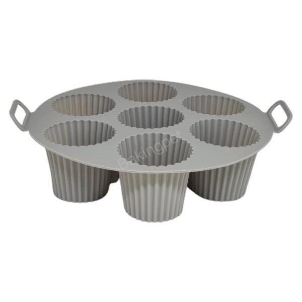 Air fryer szilikon forma, muffin forma 7 részes-20cm