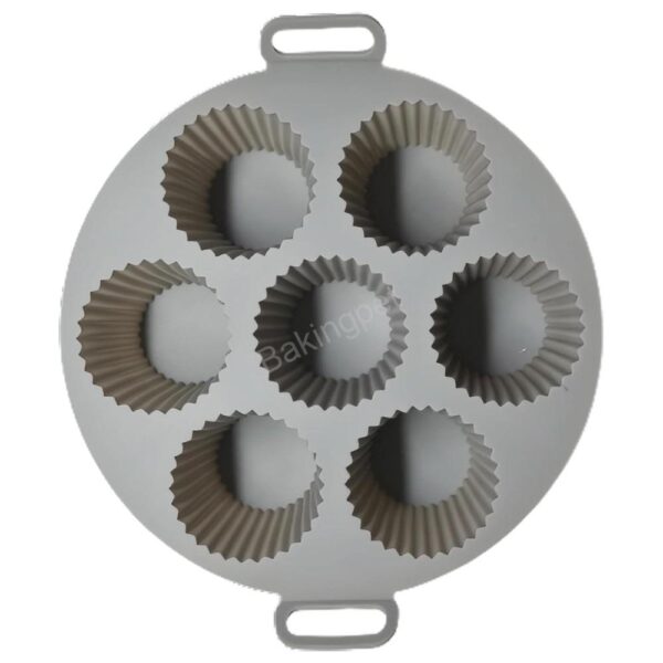 Air fryer szilikon forma, muffin forma 7 részes-20cm