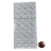 Polikarbonát bonbon forma-gömb alak 24 db