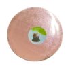 Kör alakú Tortadob - Rose Gold Virágmintával