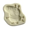 Szilikon fondant és marcipán mintázó-George pig 7,5x8cm