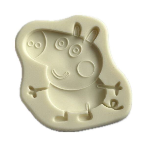 Szilikon fondant és marcipán mintázó-George pig 7,5x8cm Szilikon fondant és marcipán mintázó-George pig 7,5x8cm