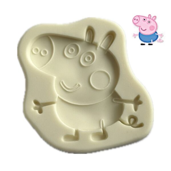 2024022713281466 Szilikon fondant és marcipán mintázó-Malacka 7,5x8cm