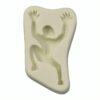 Szilikon fondant és marcipán mintázó-Szuperhős 4,5x8,3cm