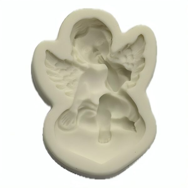 Szilikon fondant és marcipán mintázó-Angyalka 6x8,3cm