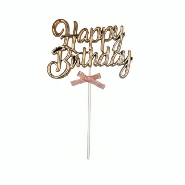 Happy birthday beszúró Rose gold Happy birthday beszúró Rose gold