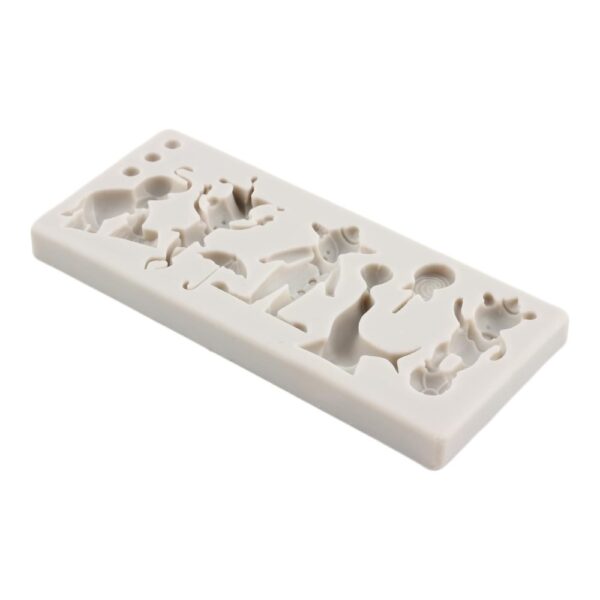 2024032212345815 Szilikon fondant és marcipán mintázó-Cirkusz 6x14cm