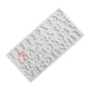 Szilikon fondant és marcipán mintázó-Betűk és számok 10x19cm