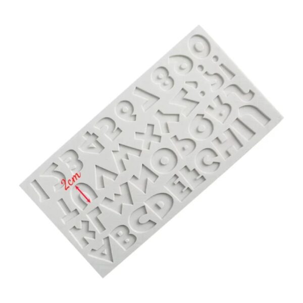 2024042410555056 Szilikon fondant és marcipán mintázó-Betűk és számok 10x19cm