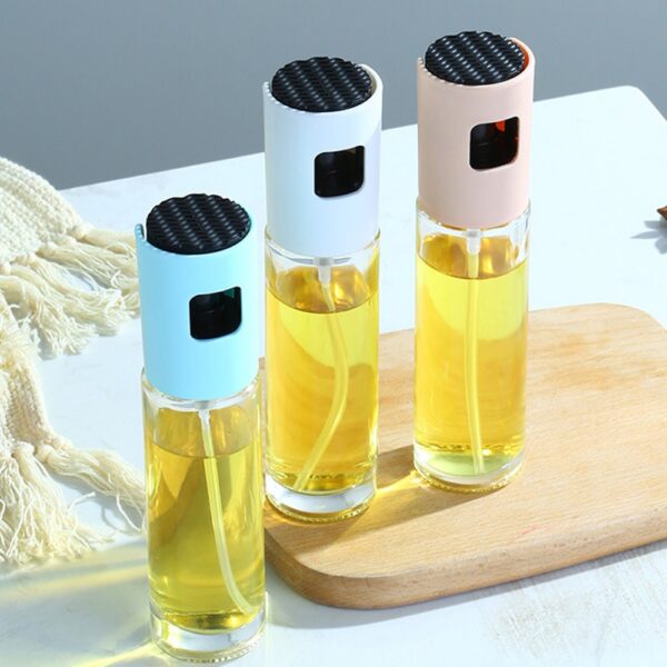 Olajspray, olajpermetező palack, műanyag fej 100 ml