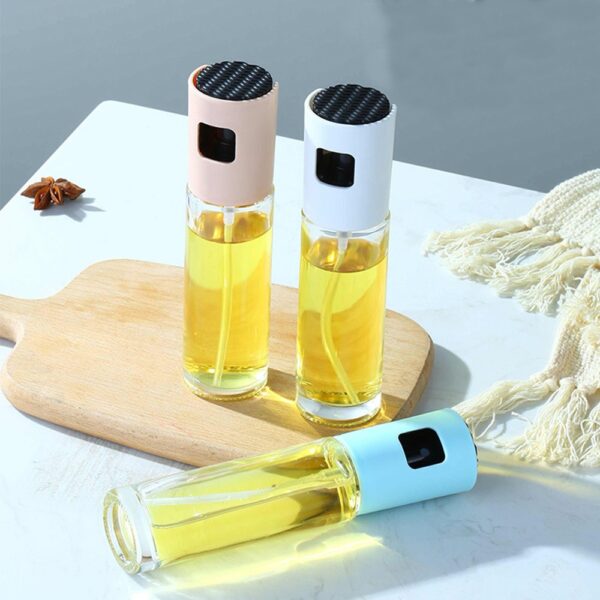Olajspray, olajpermetező palack, műanyag fej 100 ml