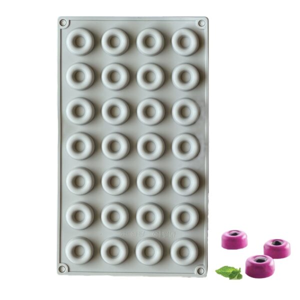 Mini fánk szilikon forma-28 adagos Mini fánk szilikon forma-28 adagos