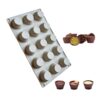Mini muffin szilikon forma 15 adagos