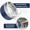 Kisállat speciális fém tál-18cm