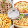 Alumínium kivehető aljú kerek pite forma - 27,5 cm