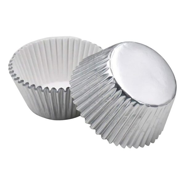 Muffin papír, ezüst szín - 50 db Muffin papír, ezüst szín - 50 db