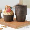 Eldobható Muffin Poharak, Hőálló Cupcake - 24 db Több színben