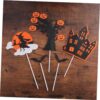 Halloween-i torta beszúró, torta dekoráció-5 db