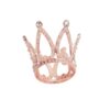 Ezüst mini tiara torta dísz hercegnőknek
