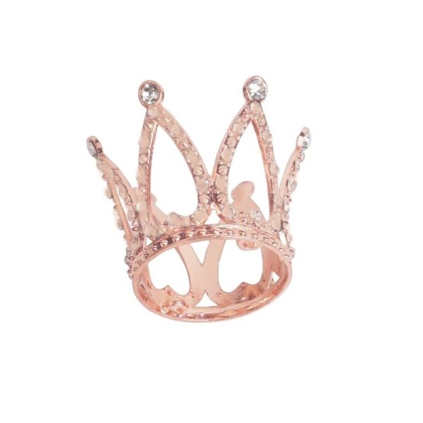 Ezüst mini tiara torta dísz hercegnőknek Ezüst mini tiara torta dísz hercegnőknek