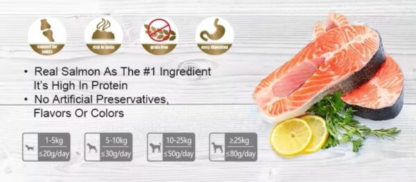 2024102120135788 Szárított lazac kockák kisállatoknak-50g