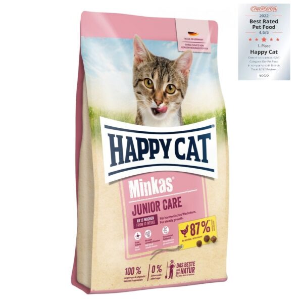 Happy Cat Minkas Junior Care- Baromfi 1,5kg