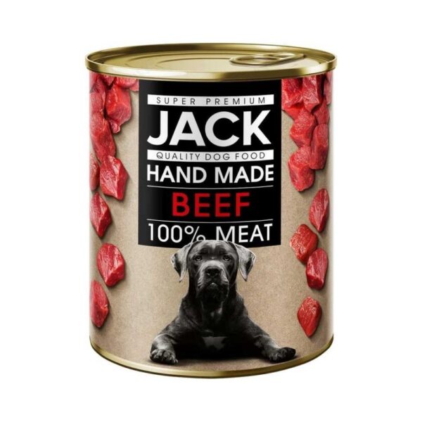 Jack Szuperpremium Kutya Konzerv 100% marhahús 800g Jack Szuperpremium Kutya Konzerv 100% marhahús 800g