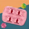 Virág szirom szilikon mousse forma-6 részes