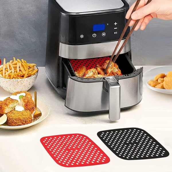 61UzBHRPo0L._AC_SL1000_ Négyzet Air Fryer Szilikon Alátét, Betét