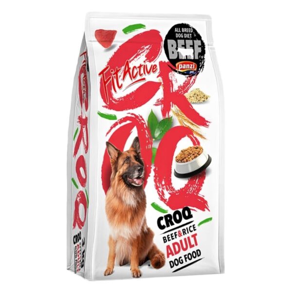 Panzi FitActive CROQ Premium Beef & Rice 3 kg Panzi FitActive CROQ Premium Beef & Rice 3 kg