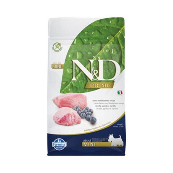 N&D Dog Prime Dog Bárány & áfonya Adult Mini 800g N&D Dog Prime Dog Bárány & áfonya Adult Mini 800g