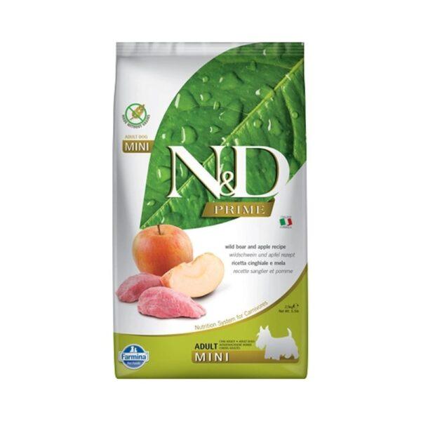 N&D Dog Prime Vaddisznó & alma Adult Mini 2,5kg N&D Dog Prime Vaddisznó & alma Adult Mini 2,5kg