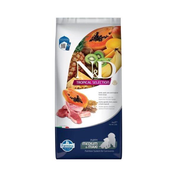 N&D Tropical Selection Dog Lamb Puppy medium & maxi 10kg N&D Tropical Selection Dog Lamb Puppy medium & maxi 10kg