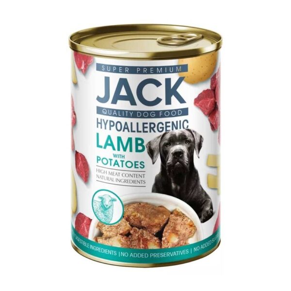 u Jack hipoallergén pástétom bárányhús burgonyával-400 g